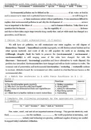 English Worksheet: mid of term test n 2