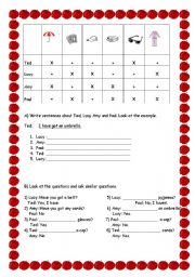 English Worksheet: have got