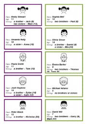 English Worksheet: Identity cards