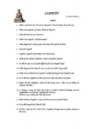 English worksheet: Lispeth by Rudyard Kipling chapter 1