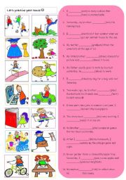 English Worksheet: past simple