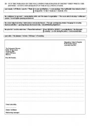 English Worksheet: Business writing