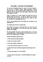 English Worksheet: Past Simple