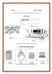 English worksheet: Computer