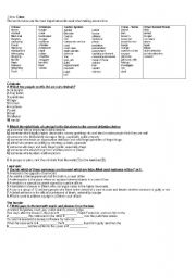 English Worksheet: Crime