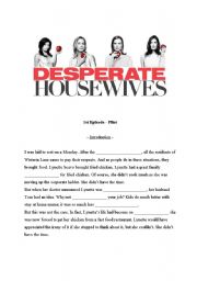 English Worksheet: desperate housewives