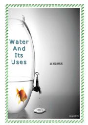 English Worksheet: Water and Us