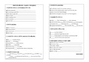 English Worksheet: Verb To Be