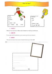 English worksheet: ID cards - Who are they?