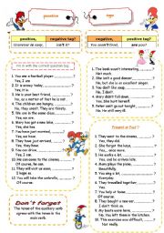 English Worksheet: Question tags - exercises