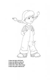 English Worksheet: colouring 