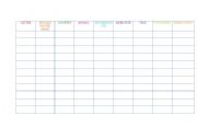 English Worksheet: Vocabulary chart