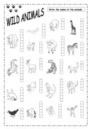 WILD ANIMALS