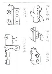 English Worksheet: Transports