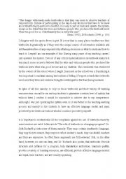 English Worksheet: The danger with ready