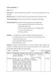 English Worksheet: Pronunciation. Introducing the phonemic symbol  and the sound for (th) as in three