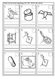 English worksheet: Phonics Pp