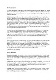 English Worksheet: the elements of the 