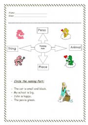 English worksheet: Nouns