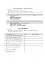 English Worksheet: Present Perfect