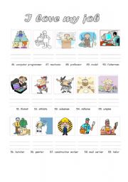 English Worksheet: Jobs (4 of 10)
