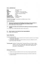 English Worksheet: food