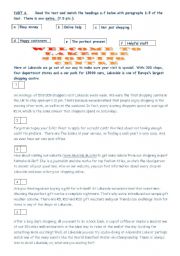 English Worksheet: exam