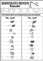 Demonstrative Pronouns