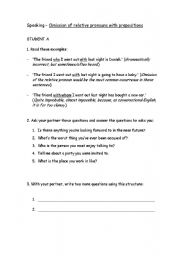 English Worksheet: Pair work - Omission of pronouns