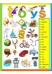 English Worksheet: Toys - Exercise