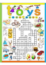 Toys Crossword