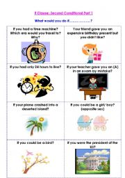 English Worksheet: If Clause: Second Conditional