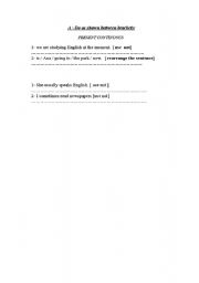 English worksheet: letter A