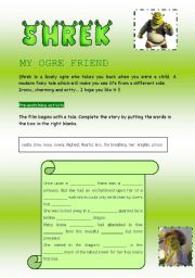 English Worksheet: Shrek movie