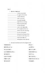 English worksheet: Elementary revision