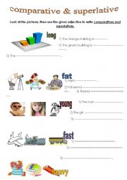 English Worksheet: COMPARATIVE=SUPERLATIVE