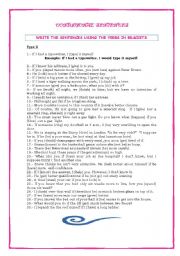 English Worksheet: conditional sentences type II