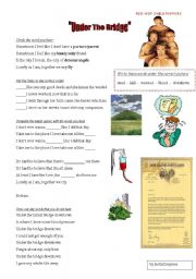 English Worksheet: Red Hot Chili Peppers - Under the Bridge SONG