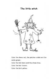 English for kids - The little witch