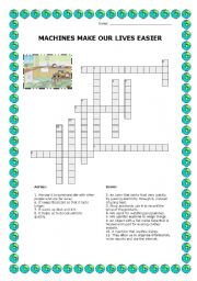 English Worksheet: electric appliances crossword