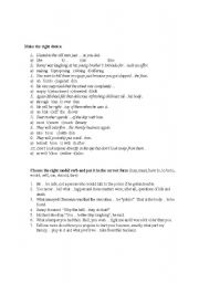 English worksheet: choose the right modal verb