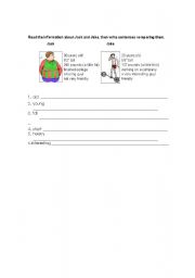 English worksheet: Jack and Jake