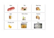 English worksheet: food flashcards 2