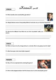 English Worksheet: eXistenZ - part II