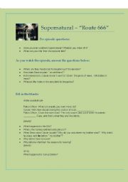 English Worksheet: The Supernatural