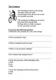 English worksheet: comprehension