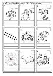 English worksheet: Phonics Rr