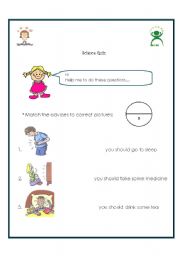 English Worksheet: Science Quiz (Healthy Habits) 