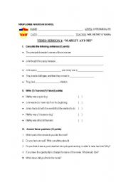 English Worksheet: Movie: Marley and Me