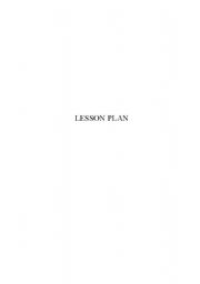 English Worksheet: Lesson plan